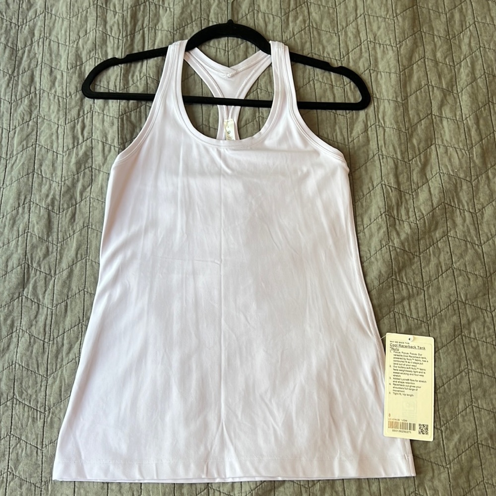 NWT Lululemon Cool Racerback Tank *Nulu LVDW Lavender Dew Top